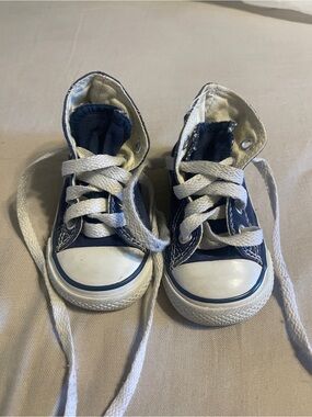 Blue Hi Top Toddler Converse